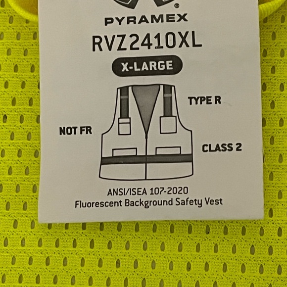 Pyramex Safety Vest Sz XL - Picture 6 of 7